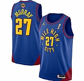 Men's Denver Nuggets #27 Jamal Murray Blue 2023 Finals Champions Statement Edition Stitched Basketball Jersey,baseball caps,new era cap wholesale,wholesale hats